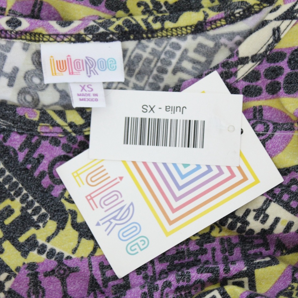 LuLaRoe Julia Dress XS Women Fashion Spring Style - Picture 8 of 8